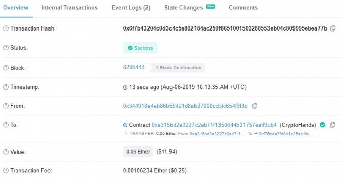 CryptoHands -       - Ethereum